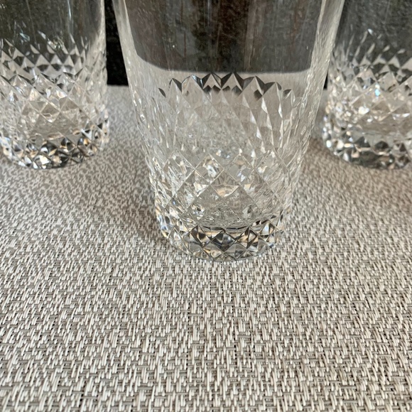 Vintage Mid-Century Modern Crystal Stemware Lowball Old Fashion - set of 6 - Picture 4 of 5